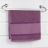 Toalha de Banho C/ Barra de Etamine 70m x 1,40m Garmish Roxo - 1