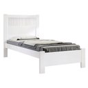 Ver imagem 2 de Cama Solteiro Premium Plus Ripada 100% MDF Branca