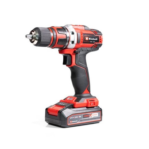 Parafusadeira Furadeira Einhell Te-cd 18/40 Li com 69 Peças