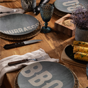 Ver imagem 4 de Kit Prato Raso Churrasco Stone em Porcelana 28 Cm 4 Peças Tramontina 96950/287