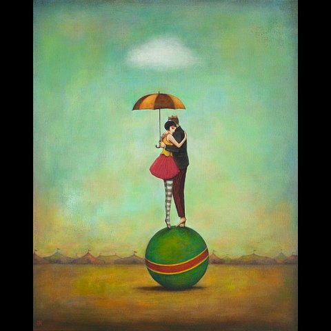 Circus Romance Canaleta 64x80cm Preta