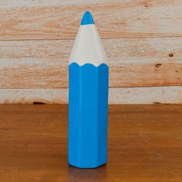 Cofre Lápis 25cm Cerâmica: Azul - 2