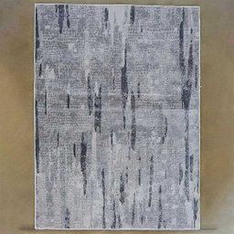 Tapete Adana Sala Quarto 200x250 Cm Tecido Relevo Decorativo - Cinza - 8
