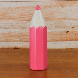 Cofre Lápis 25cm Cerâmica: Rosa - 2
