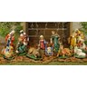 Presépio Italiano 12 peças Gesso Colorido - 2