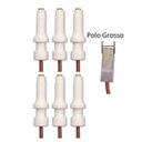 Ver imagem 2 de Vela Eletrodo Fogão Brastemp Quality 6 Peças Polo Grosso