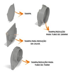 Calha para Piso Roma C/ Grelha 1,00x15cm - 4
