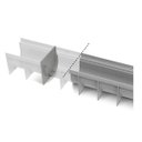 Ver imagem 5 de Calha para Piso Roma C/ Grelha 1,00x15cm