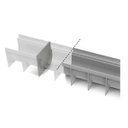 Ver imagem 5 de Grelha Coletora, Ralo Linear P/água Calha Cinza100x15x15cm