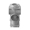 Ver imagem 2 de Grelha Coletora, Ralo Linear P/água Calha Cinza100x15x15cm