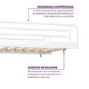 Ver mais imagens de Bicama em Ferro Aço Carbono Tubular Teko Casatema MadeiraOriginals Branco/Fosco/Álamo