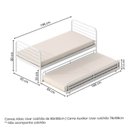 Ver imagem 3 de Bicama em Ferro Aço Carbono Tubular Teko Casatema MadeiraOriginals Branco/Fosco/Álamo