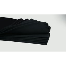 Kit 10 Pano de Prato Pé de Galinha Preto - 66cm X 38cm - 2