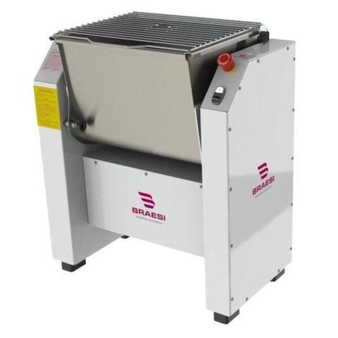 Amassadeira Semirápida Basculante ALI-25/1 G2 Masseira Com Cuba Inox 25Kg - Braesi