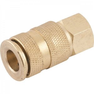 Engate rápido fêmea para ar comprimido rosca 1/4" x 1/4" com esfera Vonder