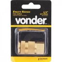 Ver imagem 2 de Engate rápido fêmea para ar comprimido rosca 1/4" x 1/4" com esfera Vonder