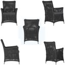 Ver imagem 2 de Poltronas Igapó Alumínio Micro Pintura Fendi Corda Náutica e Preto