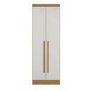 Ver imagem 5 de Guarda Roupa Casal Modulado 2 Portas 3 Gavetas 100% MDF Cairo Marrom/Cinamomo/Fendi