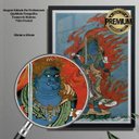 Ver imagem 2 de Quadro Decorativo|Fudo Myo-o | Imagem Religiosa Japonesa Xintoísta | Alta Resolução
