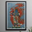 Ver imagem 1 de Quadro Decorativo|Fudo Myo-o | Imagem Religiosa Japonesa Xintoísta | Alta Resolução