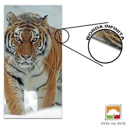 Kit Placa Quadro Decorativo 3D Borda infinita Jesus e Leão - 5