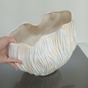 Ver imagem 2 de Vaso Decorativo Enfeite Casa Home&Co Cerâmica 30x40x20cm Branco