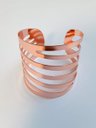 Ver imagem 3 de Conjunto 4 Aneis para Guardanapo de Aco Curves Cobre 4Cm