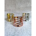 Ver imagem 4 de Conjunto 4 Aneis para Guardanapo de Aco Curves Cobre 4Cm