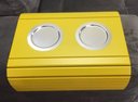 Ver imagem 3 de Kit 02un Esteira Sofá Porta Copo Laqueada Colorida Amarela