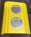 Ver imagem 7 de Kit 02un Esteira Sofá Porta Copo Laqueada Colorida Amarela