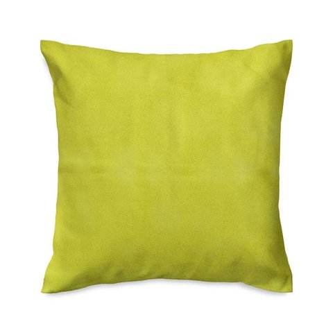 Capa de almofada VivaIN suede amarelo canário
