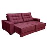 Sofá Retrátil e Reclinável 2,10m Suede Coliseu - 2