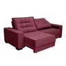 Sofá Retrátil e Reclinável 2,10m Suede Coliseu - 4