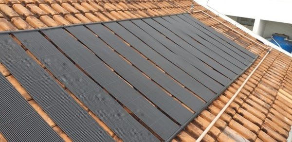 Kit Aquecedor Solar Piscina até 50M² e/ou até 70 mil litros TekSol Controlador Bivolt - 5