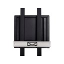 Ver imagem 5 de Caixa de Correio Grade Vertical Preto Fosco Tarja Inox Top Moderna