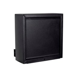Caixa de Correio Grade Vertical Preto Fosco Tarja Inox Top Moderna - 4