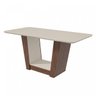 Mesa de Jantar Tampo de Vidro 90x170cm Apogeu Plus Móveis Lopas - 1