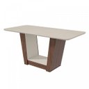 Ver imagem 1 de Mesa de Jantar Tampo de Vidro 90x170cm Apogeu Plus Móveis Lopas