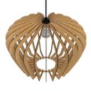 Ver imagem 2 de Luminária Teto tipo Pendente CALI MDF - Completa