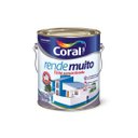 Ver imagem 1 de Tinta Acrílica Rende Muito 3,6 Litros Branco Fosco Coral