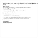 Ver mais imagens de Cortina Wave para Trilho Suíço de Linho Gaze Flamê Off White 6m x 2,80m para Trilho de 3 Metros Simp
