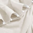 Ver imagem 5 de Cortina Wave para Trilho Suíço de Linho Gaze Flamê Off White 6m x 2,80m para Trilho de 3 Metros Simp