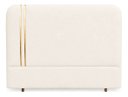 Ver imagem 2 de Cabeceira Glória Queen Estofada com Detalhes Dourados Bz Off White