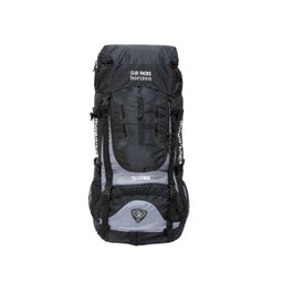 MOCHILA 75L CAMPING ESPORTE ESCOTEIROS ACAMPAMENTO REFORÇADA:Preto - 2