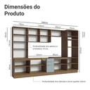 Ver mais imagens de Armário de Cozinha Completa 340cm Rustic/Cinza Lux Madesa 02