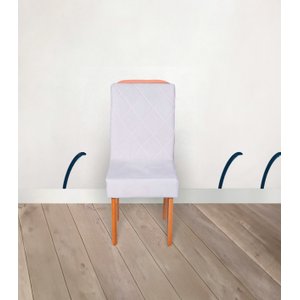 Cadeira de Jantar Eliza Branco Abílio Branco Bege