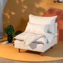 Ver imagem 1 de Sofá Modular com Encosto Pé Madeira Sôma CabeCasa MadeiraOriginals