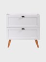 Ver imagem 1 de Gabinete para Banheiro 80cm Mdf Branco Milano - On Móveis