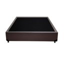 Ver imagem 2 de Cama Box Casal Anka Star Sintético Marrom 40x138x188