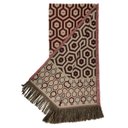 Ver imagem 2 de Manta Xale para Sofá Decorativa Luxo Dupla Face Jacquard 1,40x1,70m Ibiza Vermelho